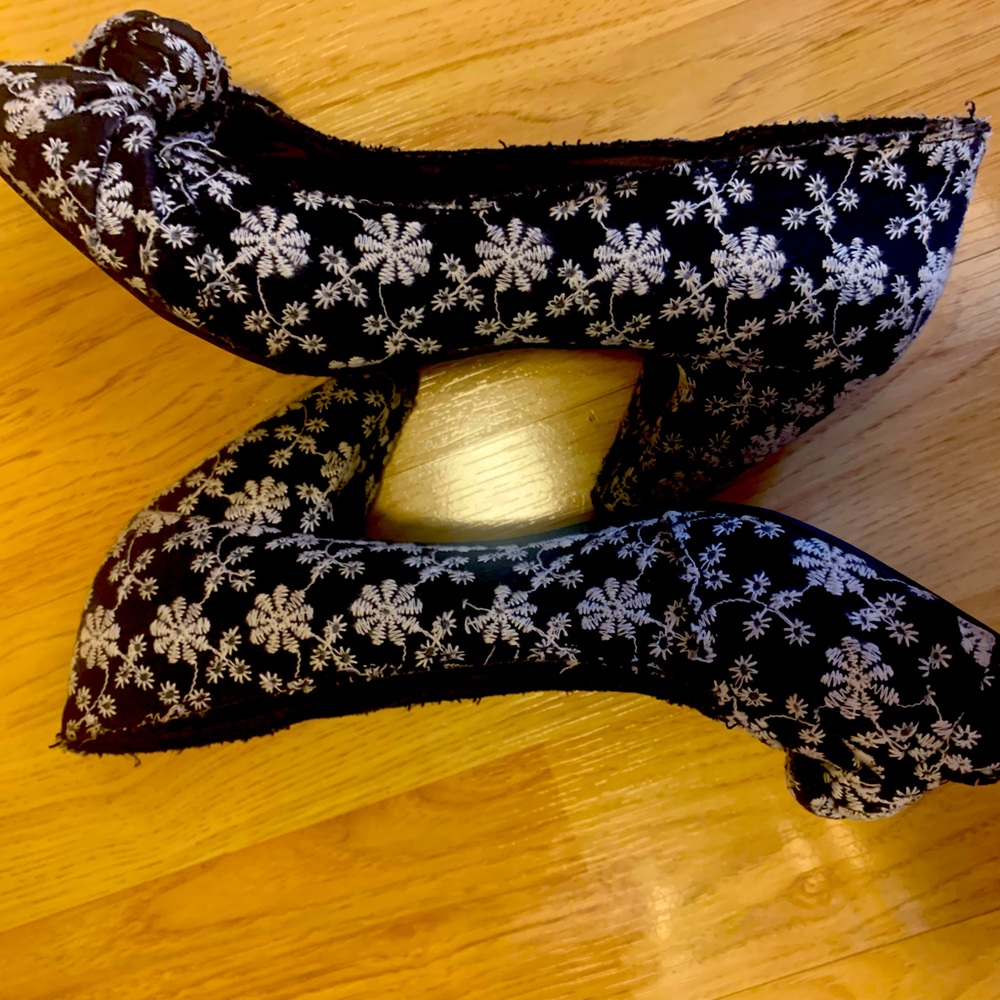 Open toe heels, size 8.5